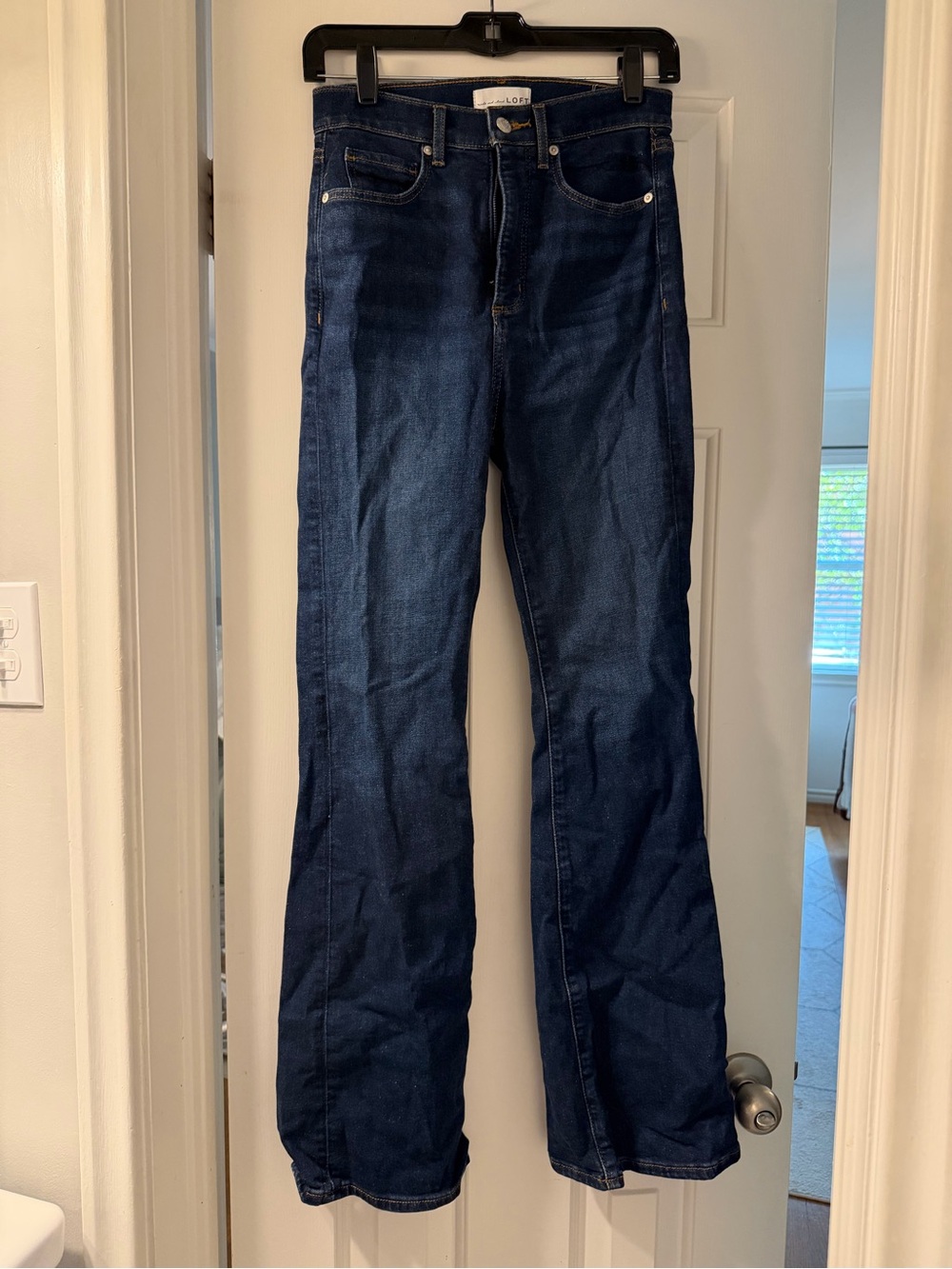 Loft Dark Slim Flare Jeans
